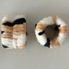 Lindo Diadema de Orejas de Gato de Felpa al por Mayor para Mujer Otoño e Invierno Súper Lindo Tridimensional Lavar Cara Maquillaje Manga a Prueba de Humedad Muñequera Rayada