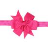 Nuevo Popular Infantil Multicolor Grande Cola de Golondrina Nudo Hexagonal Lazo Accesorios para el Cabello Diadema Bebé Color Sólido Simple Diadema para Bebé