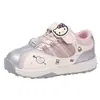 Tenis de Niña con Dibujo de Gato KT, Nuevo Estilo Otoño, con Cierre de Velcro, Malla Transpirable y Suelas Antideslizantes, Zapatos Casuales para Niños