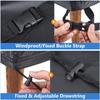 Funda Antipolvo para Banco de Exterior Funda para Sofá Impermeable Protección Solar Funda Protectora para Silla de Exterior Tela Oxford Negra Venta Caliente Transfronteriza