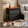 Mesita de Noche de Madera Maciza Dormitorio Hogar 2026 Nuevo Lujo Ligero Sensación de Alta Gama Pequeño Gabinete de Almacenamiento Vintage Moderno Simple