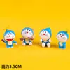 Bolo de Aniversário Decorações de Bolo Gato Tinker Fofo Doraemon Decorações de Bolo de 6 Peças