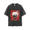 Semillas de comida de Tokio ghouls Ropa de investigación Madera Dorada estudiante de anime camiseta de manga corta hombres y mujeres impresa desgastada ropa de verano t