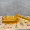 Portalápices de Cristal para Pinceles Hot Pot Piedra de Tinta Adornos Portalápices Habitación de Estudio Los Cuatro Tesoros Principiante Montaña de Cristal Piedra de Tinta