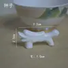 Porcelana de Hueso con Diseños Diversos, Suministros para Hotel, Soporte para Palillos, Estilo Moderno Simple, Doble Uso, Almohada Multifuncional, Soporte para Palillos, Soporte para Cucharas