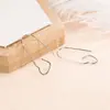 Pendientes de Pin con Forma de Corazón para Mujer, Diseño Único, Compactos y Versátiles, Pendientes de Botón Chic de Alta Gama, Nuevo Modelo 2022