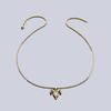 Diseño Original Collar con Cabeza de Oveja del Zodiaco Colgante de Personalidad de Moda Tendencia Gargantilla Accesorio Versátil de Gama Alta para Mujer
