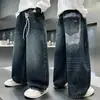Jeans para niño estilo nuevo para primavera y otoño 2026, ropa de otoño elegante para niños mayores, pantalones rectos holgados para niños