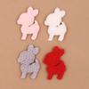 Novos Acessórios de Cabelo Infantis de Desenho Animado Pelúcia Coelho Fofo Presente de Aniversário para Bebê Material DIY Acessórios para Roupas e Chapéus