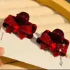 Grampo lateral de laço de strass de alta qualidade estilo Chanel grampo de cabelo de menina doce grampo de cabelo de celebridade da Internet franja de cabelo quebrada atacado