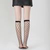 Calcetines de red hasta media pantorrilla ins calcetines de pantorrilla de color sólido calcetines de seda anti-gancho para mujer calcetines ajustados de presión rojos calcetines jk al por mayor 5006