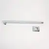 Brazo de Ducha Superior de Acero Inoxidable Tubería Oculta Codo de Tubo Cuadrado para Ducha Cabezal de Ducha Estilo Moderno