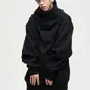 Moletom com Capuz Americano High Street de Veludo Grosso Acolchoado para Homens Outono e Inverno Tops Ins Soltos Roupas Casuais para Homens e Mulheres