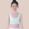 Ropa interior de seda de hielo para estudiantes femeninas, sin rastro, desarrollo, estudiantes de secundaria, niñas grandes, escuela primaria, chaleco pequeño deportivo, sujetador delgado