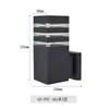 Lámpara de Pared para Exteriores, Impermeable, Doble Cabezal, para Puerta Principal, Balcón, Terraza, Escalera, Pared Exterior, Envío Gratis