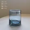 Vaso Sencillo de Vidrio de Color, Engrosado y Resistente a Altas Temperaturas, Vaso Trapezoidal, Vaso para Bebidas de Habitación de Hotel, Taza de Café, Vaso para Enjuague Bucal de Hotel