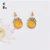 Retenção Forte de Cor Ouro de Areia Vietnamita Acessórios para Pulseira DIY Pingente de Colar Tigre Azul Queimado Contas Espaçadoras Contas de Saco de Dinheiro de Segurança