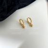 Moda para o dia a dia simples compacto fivela de orelha amor design de minoria coreana sensação muito simples brincos de coração brincos atacado