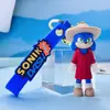 Figuritas de llavero de goma blanda de anime de dibujos animados, colgantes para mochila, accesorios para bolsos, pequeños adornos, al por mayor en stock para tiendas
