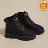 Botas Martin de caña alta con forro polar de invierno para mujer, botas cortas combinables de estilo coreano, zapatos de algodón grueso y cálido, botas de nieve para mujer MDX01-1