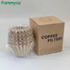 Papel de Filtro Rápido para Café Preparado a Mano con Forma de Tazón con Forma de Flor Papel de Filtro para Café Estilo Americano para 1-2 Personas Color Natural Papel de Filtro para Café para Pasteles