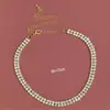 Collar de Circonita Juego de Tres Piezas, Collar de Pedrería de Diseñador de Alta Gama