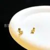 Aço Titânio Moda Feminina Elegante Tendência Brincos de Tarraxa Coração Nicho Alto Padrão Estrela Grão de Ouro Parafusos Studs de Osso da Orelha