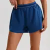 Pantalones Cortos de Yoga de Secado Rápido con Sensación de Piel Desnuda Transfronterizos Europeos y Americanos para Mujer, Pantalones de Deporte al Aire Libre para Levantar Glúteos, Running, Fitness, Yoga 2237