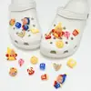 Diapositivas de resina de dibujos animados para zapatos con forma de helado y dona, accesorios versátiles y lindos para zuecos, piezas decorativas DIY, desmontables