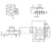Estrutura de Transformador Eq25 Estrutura de Baquelite Eq26 Bobina de Estrutura de Alta Frequência Vertical 5+3 Pinos