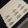 Anel de calcedônia branca imitação para mulheres, design ins, novo estilo chinês, estilo antigo, anel de dedo indicador de zircônio imitação de jade lua branca, anel de calcedônia