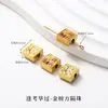 Accesorios de Oro Antiguo con Goteo de Color de Alta Calidad para Joyería Hecha a Mano DIY, Accesorios para Pulseras, Colgantes y Dijes