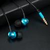 Novos Fones de Ouvido Criativos de Metal com Furo Redondo