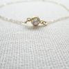 AliExpress Amazon Caliente Joyería Moda Calle Pulsera de Cristal Simple Transparente Cadena de Pedrería