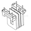 UU10.5 Transformador Fonte de Alimentação de Alta Frequência Bobina Horizontal Três Fendas 2+2-1023 BOBINA