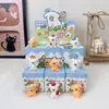 Caja sorpresa de figura de cachorro de dibujos animados linda, adorable decoración de escritorio y coche, regalo para niñas