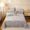 Sábana de Cama de Algodón 100% Clase A Algodón de Xinjiang Engrosada Cepillada Estampado Floral Funda Nórdica de Algodón Individual Doble Persona Cuatro Estaciones Uso en el Hogar