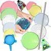 Tapa Multifuncional de Silicona para Bol Transfronteriza Juego de 6 Piezas Tapa para Conservar Fresco Refrigerador Microondas Horno Envoltura de Plástico Sellada Tapa de Silicona