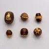 Acessórios para Pulseira DIY com Contas de Planeta de Agarwood Natural Prata S925 Banhada a Ouro Contas Espaçadoras Pássaro Pégaso Amuleto da Sorte