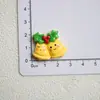 Acessórios de Resina DIY Papai Noel Boneco de Neve Cola de Chantilly Presilha de Cabelo Capa de Celular Decoração Fivela de Sapato Chaveiro Pingente