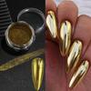 Pó de Espelho Mágico para Unhas Transfronteiriço Conjunto de Frascos de Pó de Espelho Mágico de 6 Cores Glitter para Unhas Pó para Unhas Atacado Unha