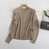 M Estilo Europeu e Americano 2026 Novo Cardigan de Tricô de Manga Longa Feminino 05909582420 05909582720