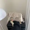 Meilaidfeng 2025 Nueva Bolso Baguette para Mujer, Bolso de Mano Texturizado Retro Versátil de Moda, Bolso Pequeño Cuadrado de Axila