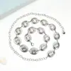 Corrente de Cintura Versátil Vintage para Mulheres, Corrente Corporal de Sol de Metal para Cintura, Acessório de Cintura para Vestido Estilo Étnico Europeu e Americano Transfronteiriço