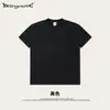 Secado al Aire Libre Nuevo Verano Lyocell Algodón Fresco Empalme Fitness Deportes Camiseta de Manga Corta Cuello Redondo Hombro Derecho para Hombre