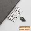 Acero Inoxidable 304 Doble Bisagra Negra Bisagra de Puerta de Madera Sin Ranura Engrosada 4 pulgadas 5 pulgadas Doble Bisagra Tope de Puerta