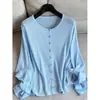 2026 Nova Camisa de Tricô Slim-Fit de Manga Longa com Mistura de Tencel, Camisa Básica, Cardigã Fino H11BS7126