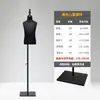 Boneca Modelo Infantil Preta Loja de Roupas Infantis Vitrine de Roupas Adereços Mesa para Exibição de Corpo Inteiro de Homens, Mulheres e Crianças Suporte de Exibição