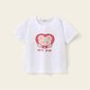Camiseta de manga corta para niñas, ropa de verano para niños, camiseta nueva de algodón holgada con dibujos animados para niños, ropa de verano para niños