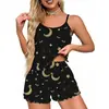 Europa Transfronteiriça temu Comércio Exterior 2026 Verão Seda de Leite Alça Espaguete Pijama Feminino Roupa de Casa Venda Direta da Fábrica Atacado